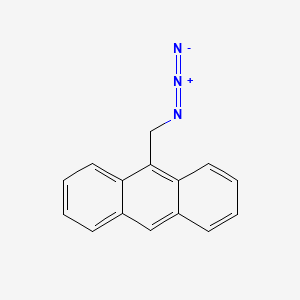molecular formula C15H11N3 B8305497 9-(Azidomethyl)anthracene 