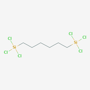 molecular formula C6H12Cl6Si2 B083055 1,6-Bis(trichlorosilyl)hexane CAS No. 13083-94-8
