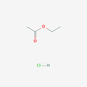 molecular formula C4H9ClO2 B8305627 Hydrogen chloride-ethyl acetate 