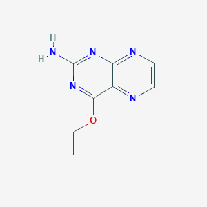 molecular formula C8H9N5O B8305628 4-Ethoxypteridin-2-amine 