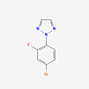 2-(4-Bromo-2-fluorophenyl)-2H-1,2,3-triazole