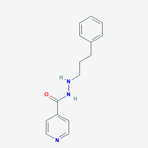 molecular formula C15H17N3O B083058 Isonicotinic acid, 2-(3-phenylpropyl)hydrazide CAS No. 13012-71-0