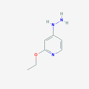 4-Hydrazino-2-ethoxypyridine