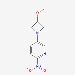 5-(3-Methoxyazetidin-1-yl)-2-nitropyridine