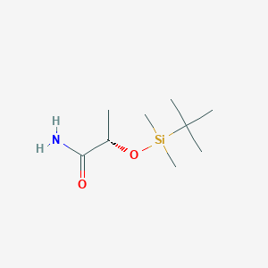 (S)-2-((tert-butyldimethylsilyl)oxy)propanamide
