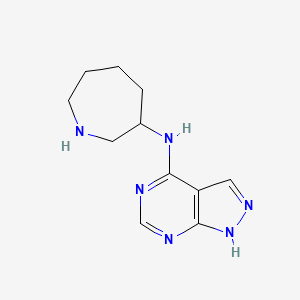 N-(azepan-3-yl)-1H-pyrazolo[3,4-d]pyrimidin-4-amine