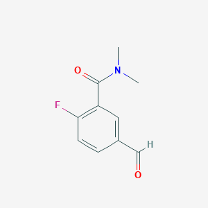 2-Fluoro-5-formyl-N,N-dimethylbenzamide
