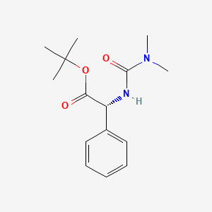 (R)-tert-butyl 2-(3,3-dimethylureido)-2-phenylacetate