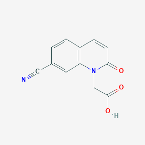 2-(7-cyano-2-oxoquinolin-1(2H)-yl)acetic acid
