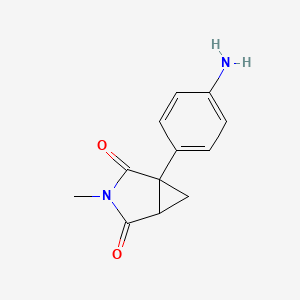 1-(4-Aminophenyl)-3-methyl-3-azabicyclo[3.1.0]hexane-2,4-dione