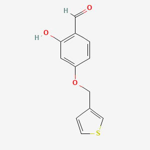 2-Hydroxy-4-(3-thienylmethoxy)benzaldehyde