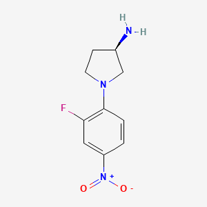 (R)-1-(2-fluoro-4-nitro-phenyl)-pyrrolidin-3-ylamine