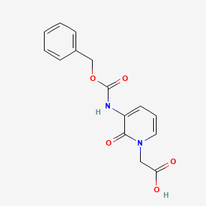 (3-Benzyloxycarbonylamino-2-oxo-2H-pyridin-1-yl)acetic Acid