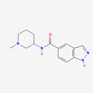 N-(1-methylpiperidin-3-yl)-1H-indazole-5-carboxamide