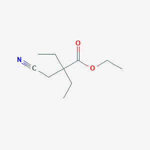 Ethyl 2-cyanomethyl-2-ethylbutanoate