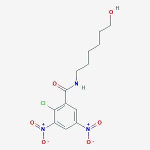 2-chloro-N-(6-hydroxyhexyl)-3,5-dinitrobenzamide