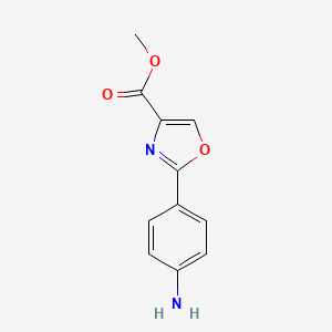 Methyl 2-(4-aminophenyl)-1,3-oxazole-4-carboxylate