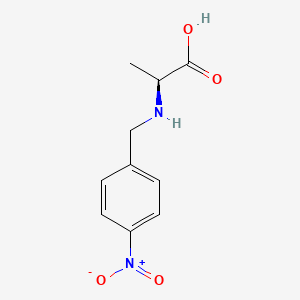 molecular formula C10H12N2O4 B8307352 Para-nitrobenzylalanine 