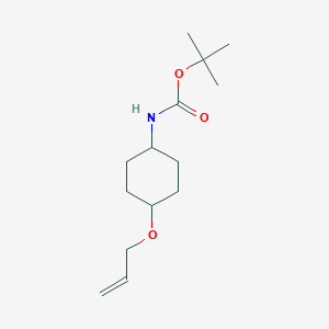 N-tert-butoxycarbonyl-trans-4-(2-propen-1-yloxy)cyclohexylamine