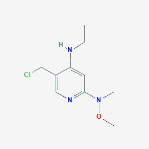 5-(Chloromethyl)-N4-ethyl-N2-methoxy-N2-methylpyridine-2,4-diamine