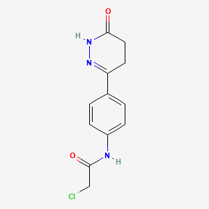 6-(p-Chloroacetylaminophenyl)-4,5-dihydropyridaz-3-one