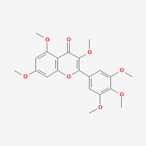 molecular formula C21H22O8 B083078 Hexa-O-methylmyricitin CAS No. 14813-27-5