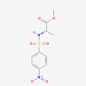 molecular formula C10H12N2O6S B8307926 Ns-Ala-OMe 