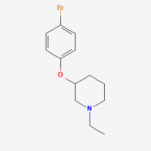 3-(4-Bromo-phenoxy)-1-ethyl-piperidine