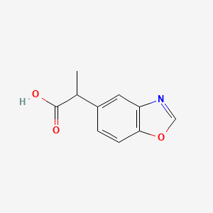 2-(Benzo[d]oxazol-5-yl)propanoic acid