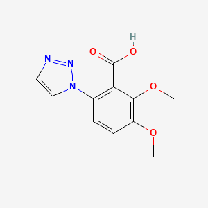 2,3-Dimethoxy-6-[1,2,3]triazol-1-yl-benzoic acid