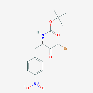 (S)-tert-butyl 4-bromo-1-(4-nitrophenyl)-3-oxobutan-2-ylcarbamate