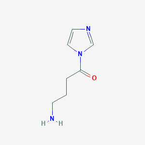 molecular formula C7H11N3O B8308079 3-(1-Imidazoyl)propylamine 