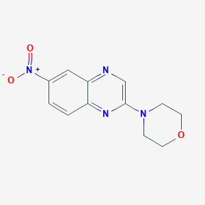 2-Morpholino-6-nitroquinoxaline