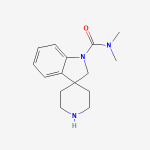 N,N-dimethylspiro[indoline-3,4'-piperidine]-1-carboxamide