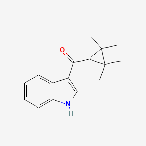 (2-Methyl-1H-indol-3-yl)-(2,2,3,3-tetramethyl-cyclopropyl)-methanone