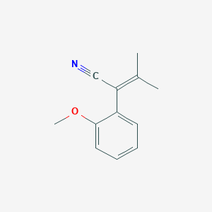 2-(2-Methoxy-phenyl)-3-methyl-but-2-ene nitrile