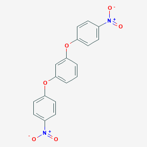 molecular formula C18H12N2O6 B083082 Benzene, 1,3-bis(4-nitrophenoxy)- CAS No. 13118-94-0