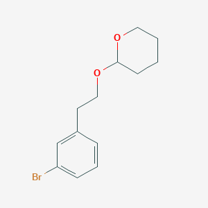 2-(3-bromophenethoxy)tetrahydro-2H-pyran