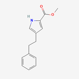 4-Phenethyl-1H-pyrrole-2-carboxylic acid methyl ester