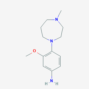 3-Methoxy-4-(4-methyl-[1,4]diazepan-1-yl)-phenylamine