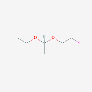 molecular formula C6H13IO2 B8308379 2-(1-Ethoxyethoxy)ethyl iodide 