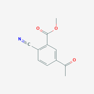 5-Acetyl-2-cyano-benzoic acid methyl ester