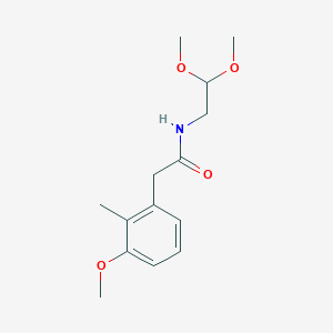 N-(2,2-dimethoxy-ethyl)-2-(3-methoxy-2-methyl-phenyl)-acetamide