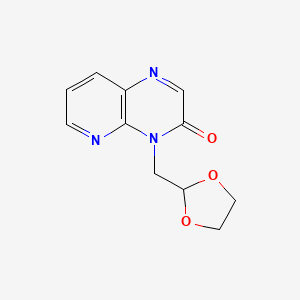 4-(1,3-dioxolan-2-ylmethyl)pyrido(2,3-b)pyrazin-3(4H)-one