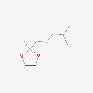 molecular formula C10H20O2 B8308545 2-Methyl-2-(4-methylpentyl)-1,3-dioxolane 