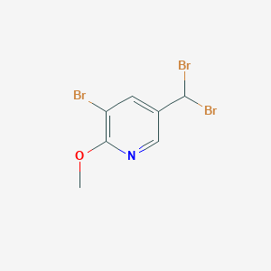 3-Bromo-5-dibromomethyl-2-methoxy-pyridine