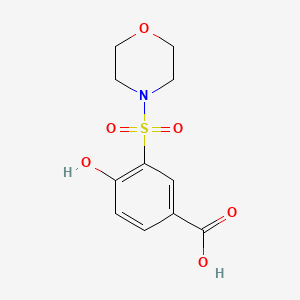 4-Hydroxy-3-(morpholine-4-sulfonyl)-benzoic acid