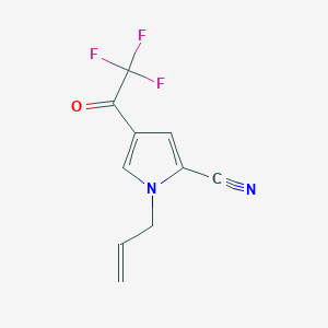 1-allyl-4-(2,2,2-trifluoro-acetyl)-1H-pyrrole-2-carbonitrile