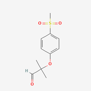 2-Methyl-2-(4-methylsulphonylphenoxy)propanal
