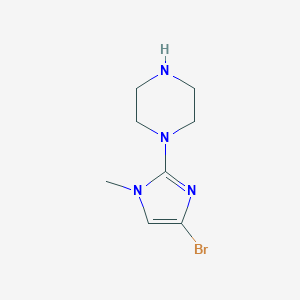 1-(4-bromo-1-methyl-1H-imidazol-2-yl)piperazine